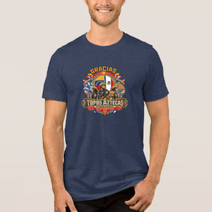 T-shirt En Tri-matière Emblème de l'équipe de secours Topos Aztecas Mexiq