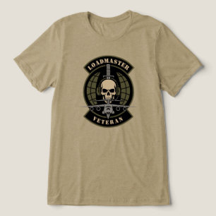 T-shirt En Tri-matière Emblème de vétéran de Loadmaster Airlift Operation