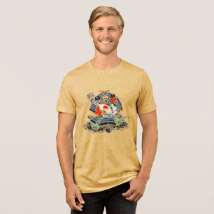 T-shirt En Tri-matière Embrassez l'esprit guerrier - Samurai Retro Art