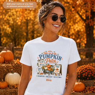 T-shirt En Tri-matière Emmène-moi à la Cabane à Citrouilles Famille à l'U