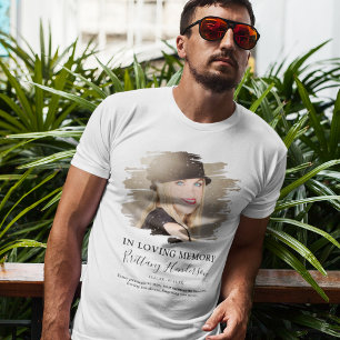 T-shirt En Tri-matière En Souvenir   Mémorial Photo
