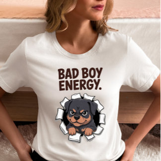 T-shirt En Tri-matière Énergie de Mauvais Garçon Rottweiler