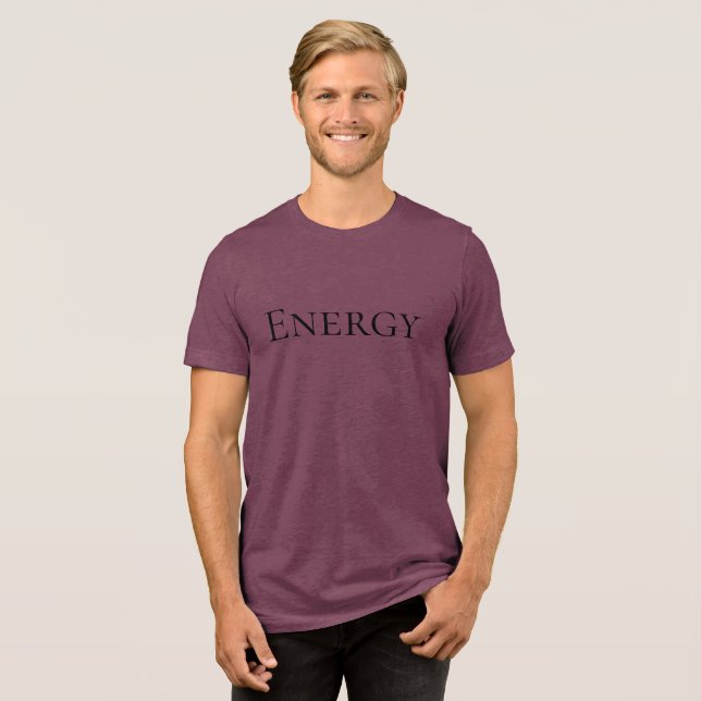 T-shirt En Tri-matière Énergie - Graphique gras et motivationnel (Recto plein)