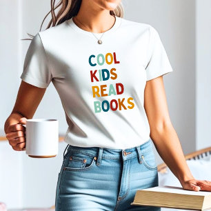T-shirt En Tri-matière Enfants cool Lire des livres colorés