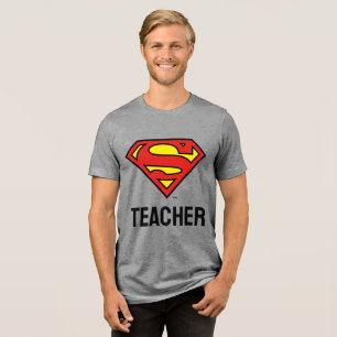T-shirt En Tri-matière Enseignant Superman S-Shield Logo Superman