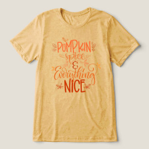 T-shirt En Tri-matière Épice citrouille & Tout Nice