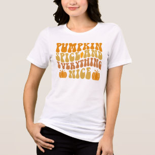 T-shirt En Tri-matière Épices citrouilles Et Tout Bien
