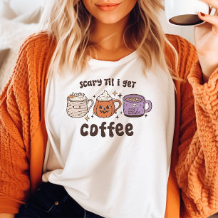 T-shirt En Tri-matière Épouvantable jusqu'à ce que je boive du café Rétro