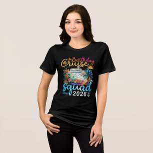 T-shirt En Tri-matière Équipe de croisière d'anniversaire 2026