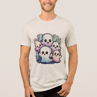 T-shirt En Tri-matière Équipe de fantômes Kawaii