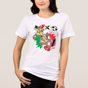 T-shirt En Tri-matière Équipe de football du Mexique Graphique WILE E. CO