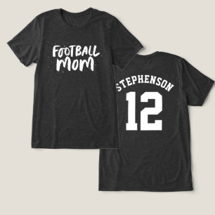 T-shirt En Tri-matière Équipe de football maman stylish blanc type person
