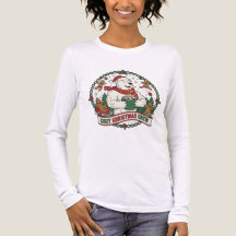 Équipe de Noël Cosy – Ours Polaire Mignon & Gâteau