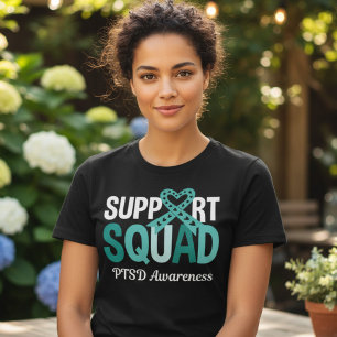 T-shirt En Tri-matière Équipe de soutien pour la sensibilisation au SSPT