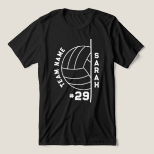 T-shirt En Tri-matière Équipe de volleyball sur mesure École Volleyball J