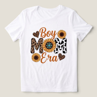 T-shirt En Tri-matière Ère de Maman de Garçon Tournesol Imprimé Léopard F