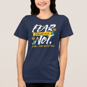 T-shirt En Tri-matière Esaïe 41:10 - Peur Pas Un Verset De Bible Inspirat