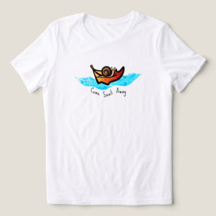 T-shirt En Tri-matière Escargot à voile KiniArt