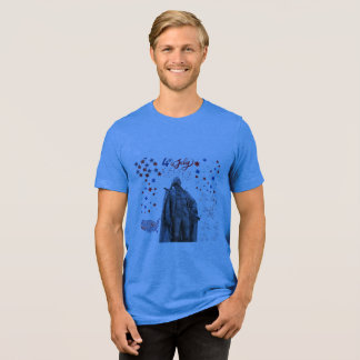 T-shirt En Tri-matière Esprit Américain Brillant bleu royal