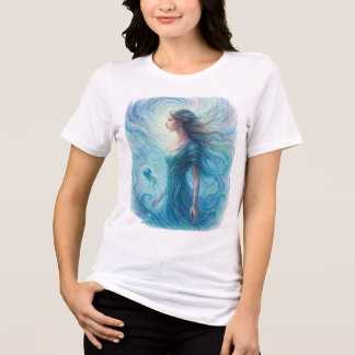 T-shirt En Tri-matière Esprit céleste dans un cosmos tourbillonnant