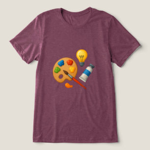 T-shirt En Tri-matière Essence Artistique – Conception d'Inspiration de V