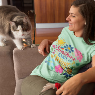 T-shirt En Tri-matière État d'esprit de Sunshine
