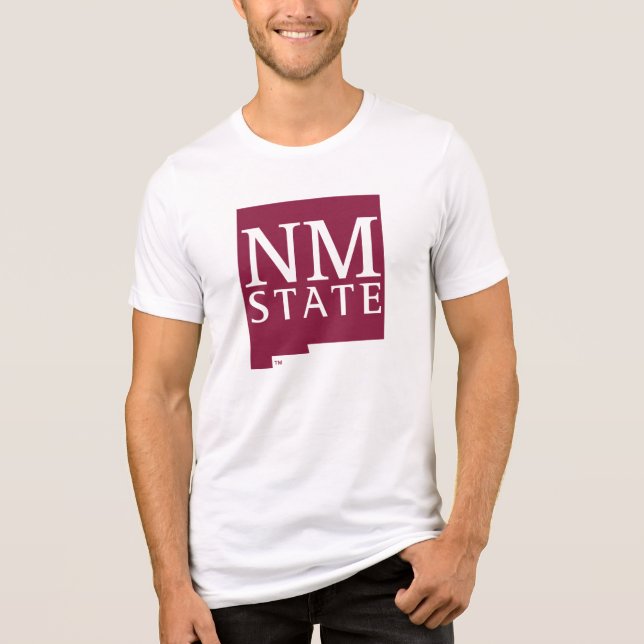 T-shirt En Tri-matière État du Nouveau-Mexique (Recto)