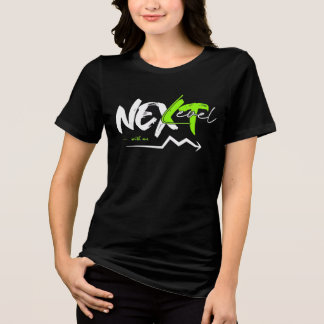 T-shirt En Tri-matière "être de fortes femmes inspiration motivation noir