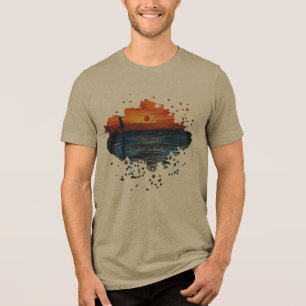 T-shirt En Tri-matière Étui de téléphone / œuvre d'art faite main / Couch