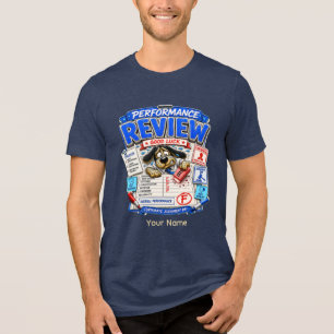 T-shirt En Tri-matière Examen de Performance Personnalisé Drôle de Bureau
