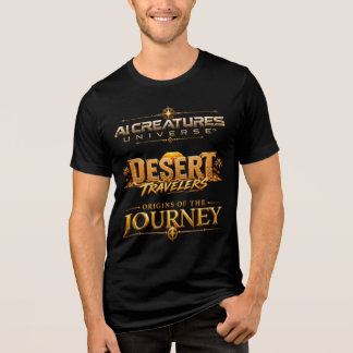 T-shirt En Tri-matière Explorateur Robotique Voyageur du Désert de l'IA
