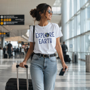 T-shirt En Tri-matière Explorer la Terre