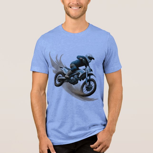 T-shirt En Tri-matière Extreme Motocross Rider Feel the Thrill Tee (Recto)