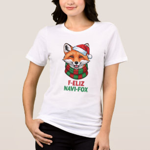 T-shirt En Tri-matière F-eliz Navi-Renard Renard Mignon en Chapeau de P
