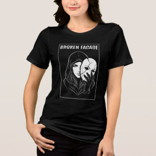 T-shirt En Tri-matière Façade Brisé