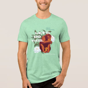 T-shirt En Tri-matière "Faisons ça" Singe - Le Lotus Blanc