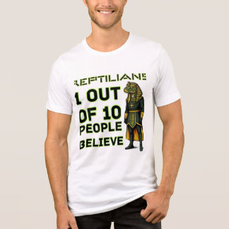 T-shirt En Tri-matière Fait effrayant sur les reptiliens