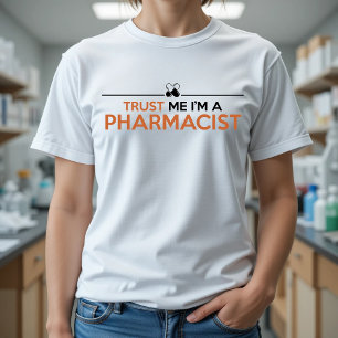 T-SHIRT EN TRI-MATIÈRE FAITES-MOI CONFIANCE JE SUIS PHARMACIEN