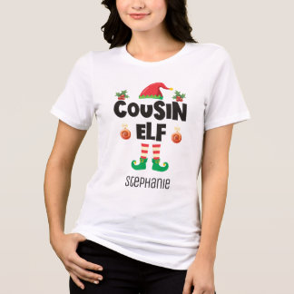 T-shirt En Tri-matière Famille elf Cousin correspondant au nom du vêtemen