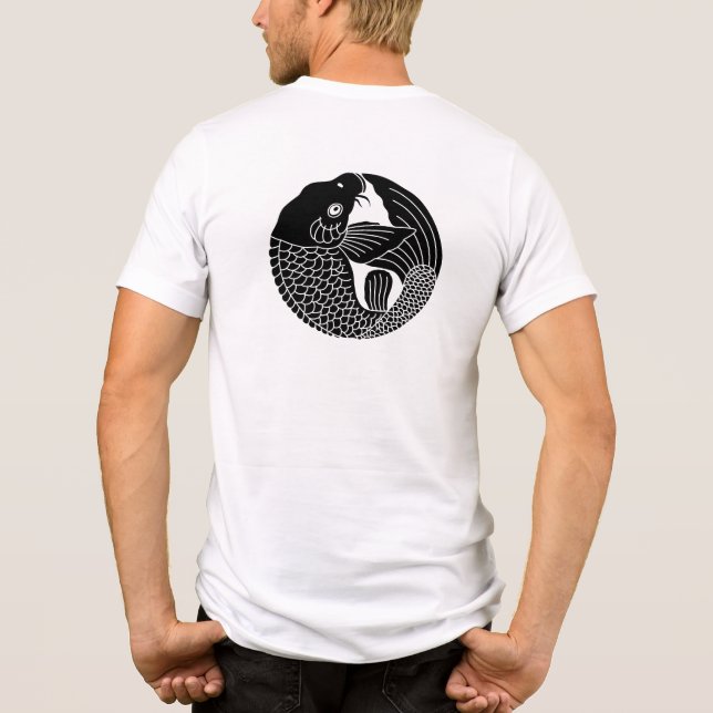 T-shirt En Tri-matière Famille japonaise Crest-Carp (Verso)