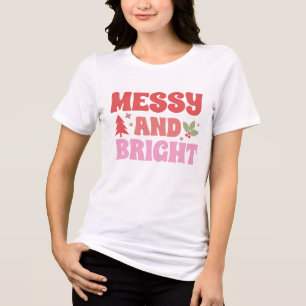 T-shirt En Tri-matière Fantastique Joyeux Et Fantastique Noël Des Femmes