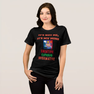 T-shirt En Tri-matière Femme Black Mind Bella Canvas