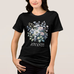 T-shirt En Tri-matière Femmes noires solides