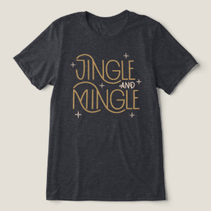 T-shirt En Tri-matière Festive Jingle et Mingle Holiday Design