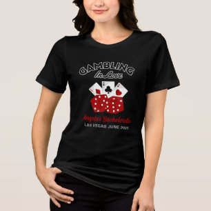 T-shirt En Tri-matière Fête de Bachelorette personnalisée au Casino Las V