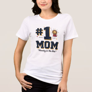 T-shirt En Tri-matière Fête des Mères (#1 MOM selon cette chemise)Drôle