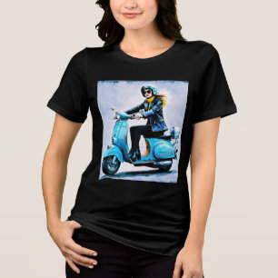 T-shirt En Tri-matière "Fiamma" "Corsa Elegante" - Élégante balade