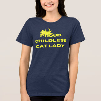 T-shirt En Tri-matière Fier Chat Sans Enfant Dame