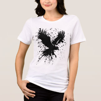 T-shirt En Tri-matière Fierce & Gratuit - Plat d'encre d'aigle pour femme