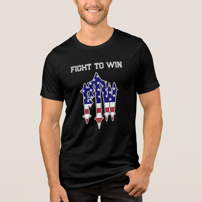 T-shirt En Tri-matière FIGHT TO WIN - Logo Shirt (Recto)